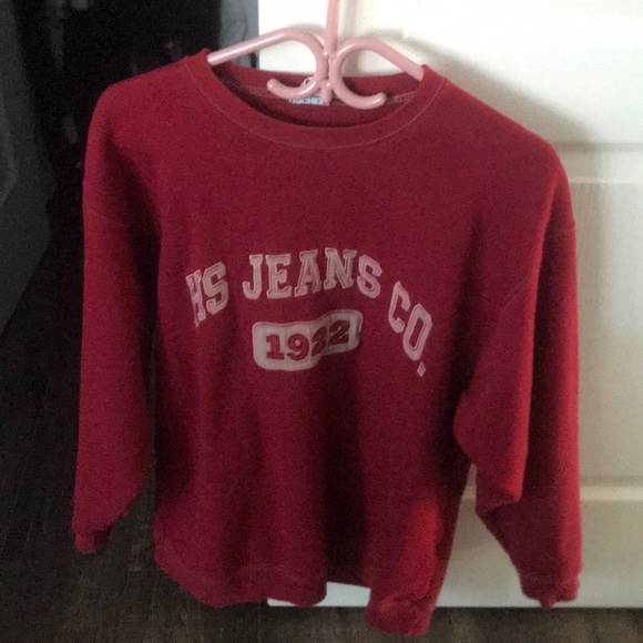 Dark red vintage crew neck - Picture 1 of 5